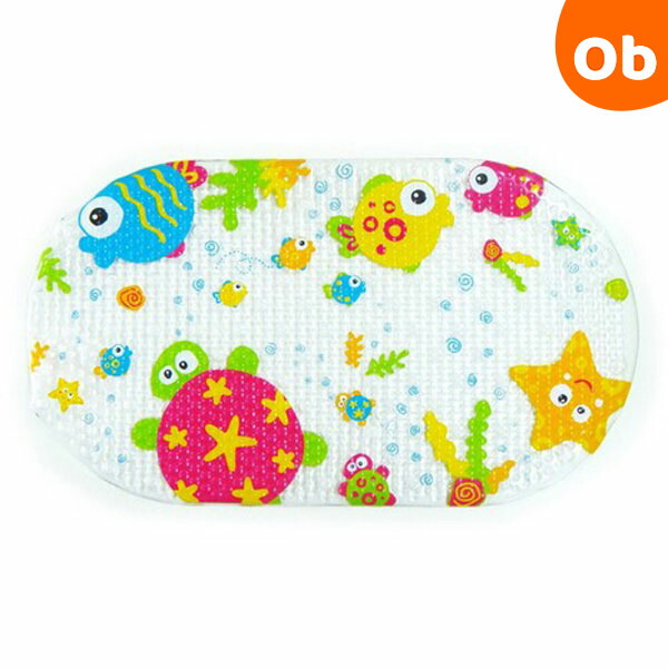 Orange Baby Non Slip Bath Mat Ocean With The Daddy Zeno Sucker