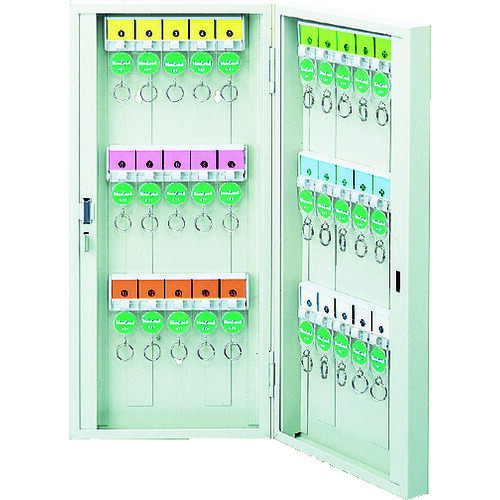 ＴＲＵＳＣＯ キーボックス 鍵付タイプ ホルダ数３０個 K-30 【000-8397】