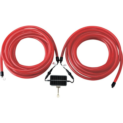 緑十字 ソーラー式ＬＥＤチューブ ＰＫＣ－２００ ２２ｍｍΦ×１０ｍ 夜間自動点滅タイプ 275003 【106-3154】