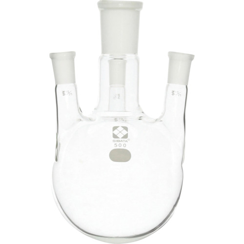 ＳＩＢＡＴＡ 共通四口フラスコ ２９－１５ ５００ｍｌ 005340-29500 【106-5462】
