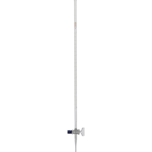 SIBATA ビュレット スーパーグレード 白 ガラスコック付 10mL 021110-10 【111-6686】|オレンジ便利