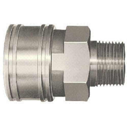 日東 ＴＳＰカプラ 鋼鉄製 ニトリルゴムＳＧ（ＮＢＲ）（めねじ取付用ソケット） 相手側Ｒｃ１（００８４７） 8TSM STEEL NBR 【113-9746】