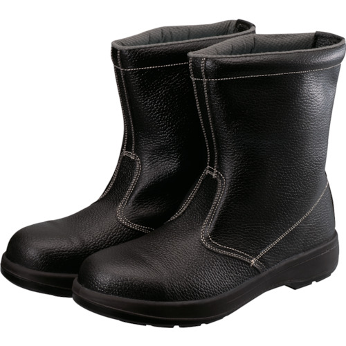 シモン ２層ウレタン底安全半長靴 ２４．５ｃｍ ブラック AW44BK-24.5 【114-1849】 7,882円