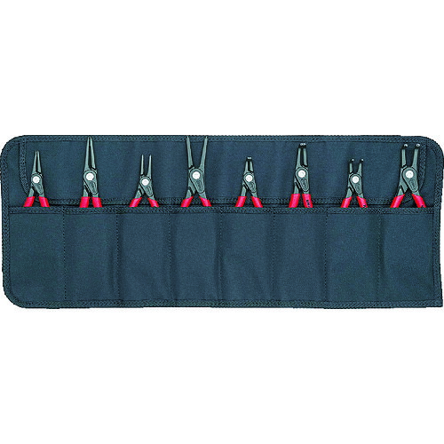 ＫＮＩＰＥＸ ８本組 精密スナップリングプライヤー 001958V02 【116-0685】