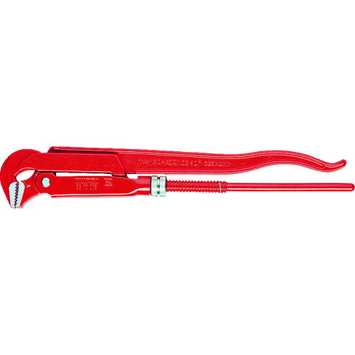 KNIPEX 8310−040 パイプレンチ(90゜) 8310-040 【116-3373】|オレンジ便利