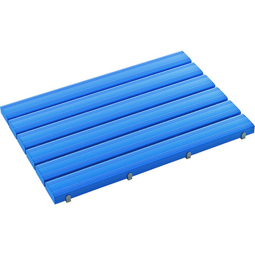 テラモト 抗菌安全スノコ(お客様組立品)600×900mm 青 MR-093-241-3 【120-0624】|オレンジ便利