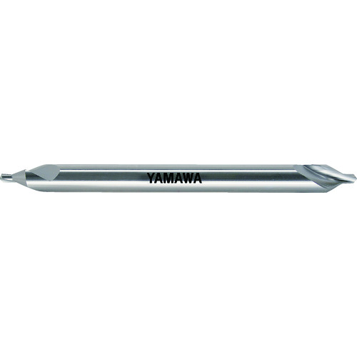 ヤマワ ロングシャンク強ねじれ溝A形60° センタ穴ドリル CE-SL L100 1X60°X4 CE-SL-100-1 【120-8781】