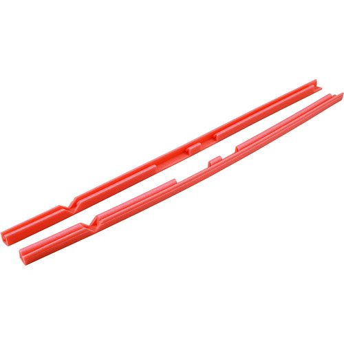 緑十字 工事看板用カバー オレンジ 2本1組(左枠用×1本、右枠用×1本) PKK-YR 長さ:1700mm 有効幅:10~40mm ポリエチレン製 129036 【147-9792】