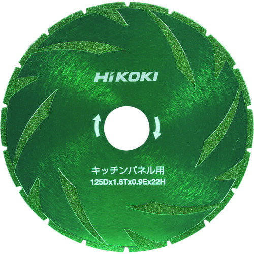 ＨｉＫＯＫＩ チップソー １２５ｍｍ キッチンパネル用 0037-1198 【159-0145】