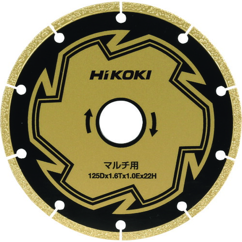 HiKOKI チップソー125mm マルチ用 サイディング用 0037-1196 【159-0147】|オレンジ便利