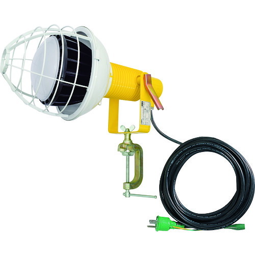 日動 エコビックLED投光器100W 作業用 ワイド 昼白色 アース付 電線5m ATL-E10005J-W-50K 【162-2039】|オレンジ便利