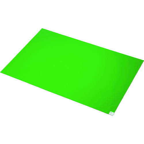 ブラストン 粘着マット 緑 600X900 BSC-84301-G 【162-9116】|オレンジ便利