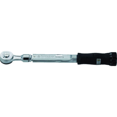 ＴＯＰ ラチェット形グリップ付トルクレンチ 調整範囲１０～５０Ｎ・ｍ RH-50NTG 【168-0260】