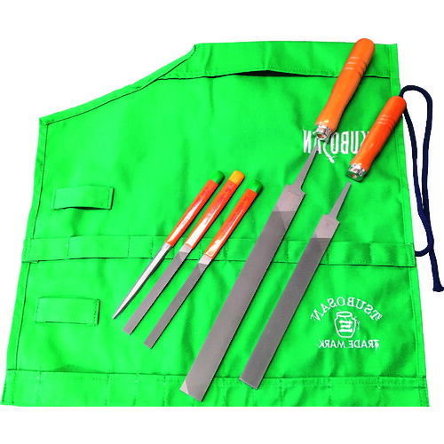 ツボサン 技能検定２級用ヤスリセット SET-KT7 【177-3094】