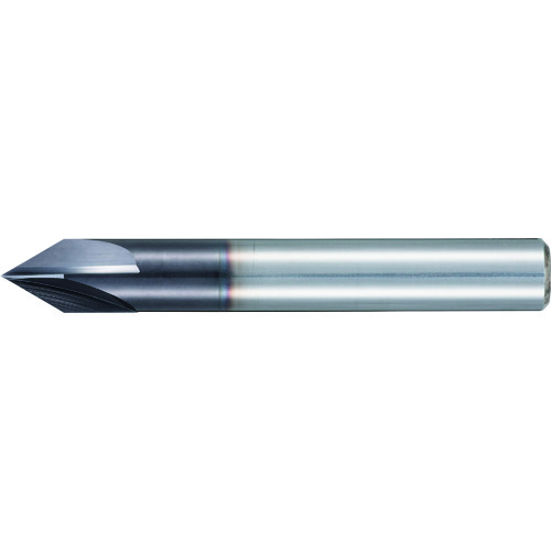 グーリング 面取り用ミーリングカッタ 60° レギュラTiAlNコート 10mm 6711 10.000 【181-2220】|オレンジ便利