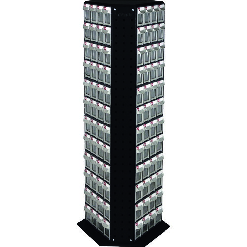 ＳＨＵＴＥＲ 回転パーツスタンド １２３０ｍｍ １４４引出し 黒色 RFO-8144-BK 【194-8612】｜オレンジ便利