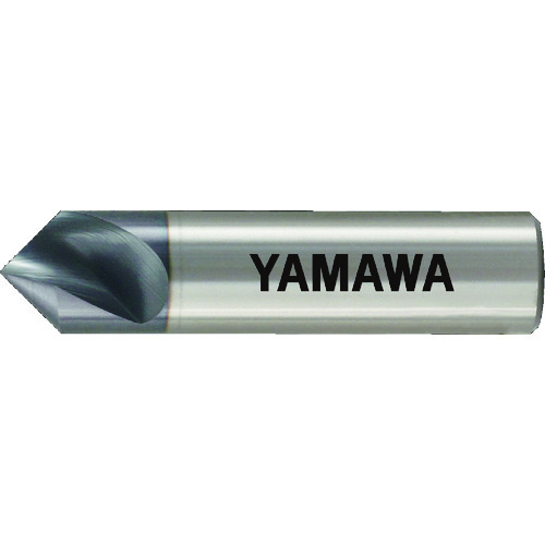 ヤマワ コーティング片刃ポイントドリル ＰＥ&minus;９０&deg; ＡＵＰＥＱ ２０Ｘ５Ｘ９０&deg; AUPEQ-20X5X90 【195-3970】｜オレンジ便利