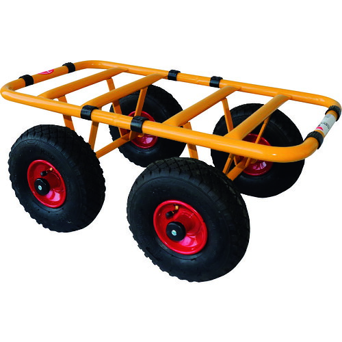 RAVENDO 4輪プレート台車TD300−4W 142649 【195-4209】|オレンジ便利