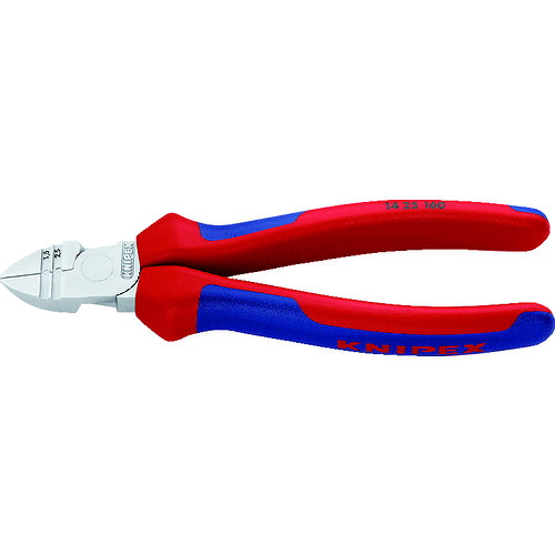 KNIPEX 1425−160 穴付ニッパー 1425-160 【195-5197】|オレンジ便利