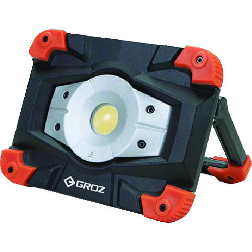 GROZ 充電式LED投光器 10W COB LED/550 【206-4774】|オレンジ便利