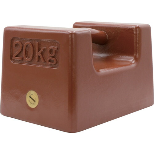 ＴＲＵＳＣＯ Ｍ１級 鋳鉄製枕型分銅 ２０ｋｇ M1RW-20KG 【207-3022】