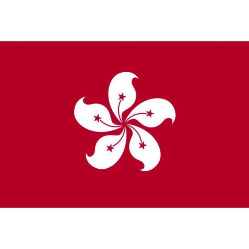 東京製旗 国旗Ｎｏ．１（７０×１０５ｃｍ） 香港 416685 【207-3729】