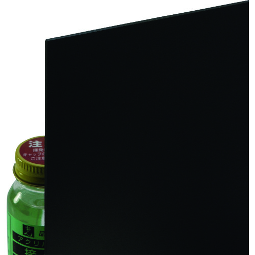 光 エンビ板 黒 ２×９１０×９００ｍｍ EB992-7 【217-8197】