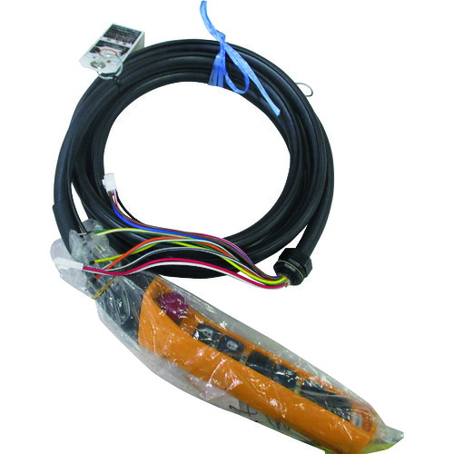 キトー 電気トロリＭＲ２形用部品 ７テンオシボタンコードＤＤＤ ４Ｍ １式 ZBDDD2AX10402 【218-5738】｜オレンジ便利