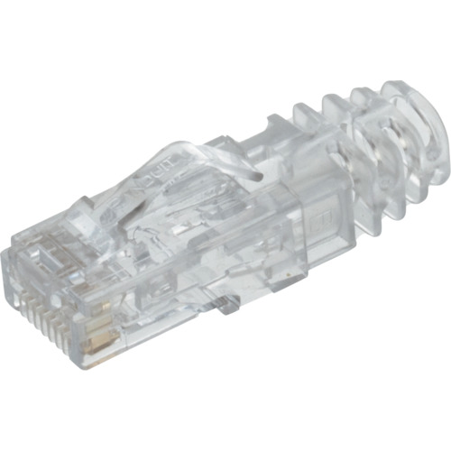 パンドウイット Ｃａｔ６モジュラープラグ 導体径：２３～２４ＡＷＧ 単線・撚線共用 ３ピース構造 １００個入り ＳＰ６８８Ｅ&minus;Ｃ SP688E-C 【252-8456】｜オレンジ便利
