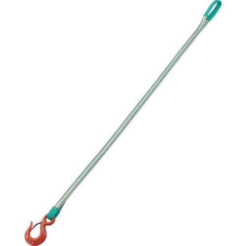 ＴＲＵＳＣＯ １本吊ベルトスリングセット ２５ｍｍ幅Ｘ１．５ｍ 最大使用荷重１ｔ TPSH25-1P15 【258-0316】