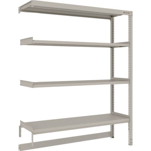 ＴＲＵＳＣＯ スチールラック Ｍ２型軽中量棚 台車天板収納型 １４６０Ｘ４５０ＸＨ１８００ ４段 連結 M2-DB6544B 【271-9372】｜オレンジ便利