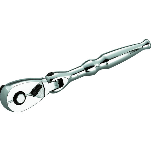 ＫＴＣ ９．５ｓｑ．コンパクトフレックスラチェットハンドル 歯数３６枚 差込角９．５ｍｍ 全長１２５ｍｍ BRC3F 【307-5575】