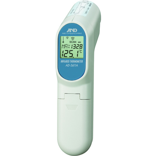 Ａ＆Ｄ 非接触型放射温度計 測定温度範囲－６０～５００℃ AD5611A 【320-4863】