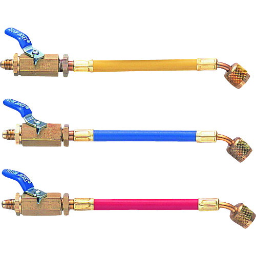 イエロージャケット １／４ ＢＶ付ホース オス（ＢＶ付）×メス 黄 Y25002 【333-9408】