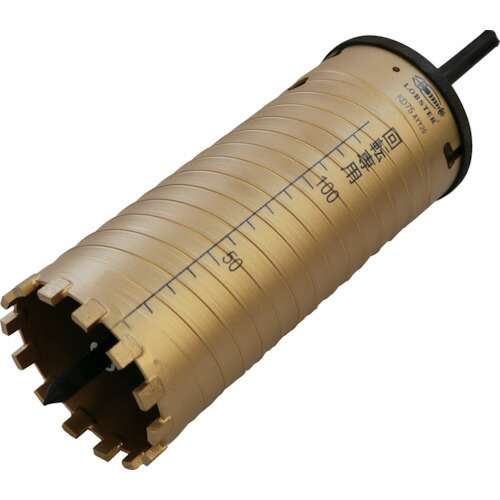 エビ ダイヤモンドコアドリル ７５ｍｍ シャンク１３ｍｍ KD75 【335-6272】