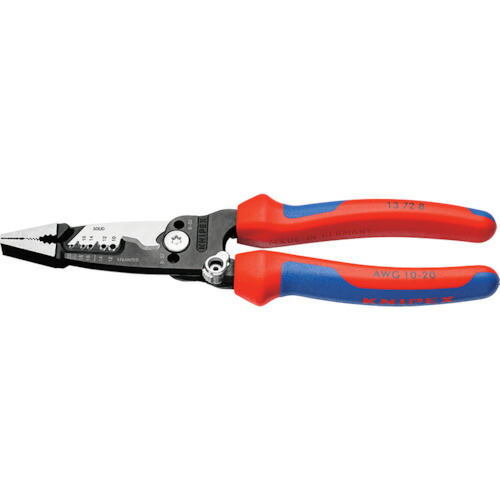 ＫＮＩＰＥＸ 電気技師用多機能ペンチ 1372-8 【337-1079】