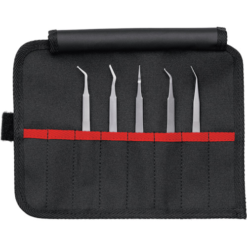 ＫＮＩＰＥＸ 精密ＳМＤピンセット５本組セット 9200-03 【337-1114】