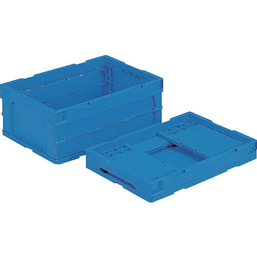 サンコー 折りたたみコンテナー ５５４９１０ オリコンＰ３１Ｂ青 SKO-P31B-BL 【342-5134】