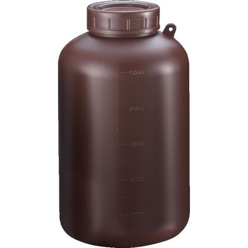 サンプラ ＰＥ広口遮光瓶 ５Ｌ （１５個入） 02916C 【354-0944】