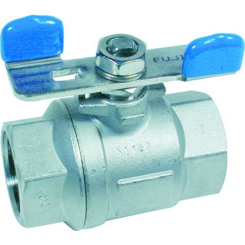 フジキン ねじ込みボール ステンレス鋼製 3.92MPa フルボアタイプボール弁 8A(1/4) UBVNF-14B-BU-R 【365-5695】