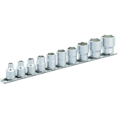 ＴＯＮＥ ソケットセット（６角・ホルダー付） １２ｐｃｓ 差込角９．５ｍｍ HS312 【369-8483】
