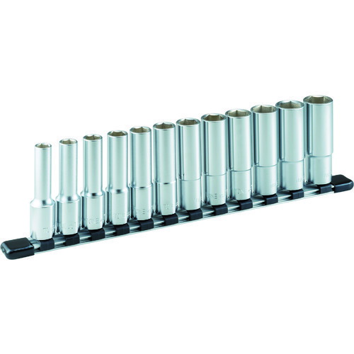 ＴＯＮＥ ディープソケットセット（６角・ホルダー付） １２ｐｃｓ 差込角１２．７ｍｍ HSL412 【369-8513】