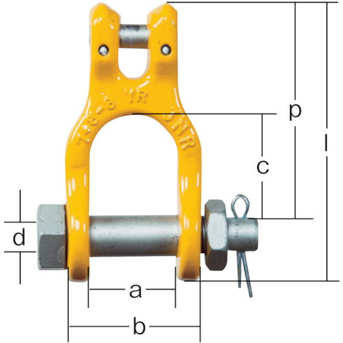 象印 クビレスシャックル １．６ｔ （ＹＲ－０７） YR-07 【377-1041】