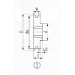 ＥＶＮ ブッシングプーリー ＳＰＺ １６０ｍｍ 溝数１ SPZ160-1 【380-6871】