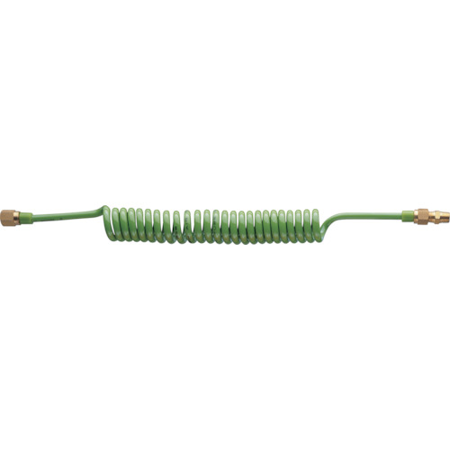 潤工社 エアーコイルチューブセット ＵＴＦ １－１２Ｘ８ｍｍ モスグリーン UTF-12-400L-MG 【383-3561】