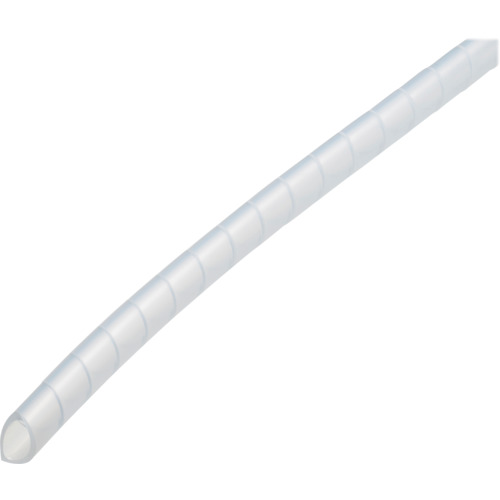 潤工社 ポリエチレンスパイラルチューブＳＥ ８Ｘ６ｍｍ １００ｍ 乳白 SE-08-N-100 【383-5200】