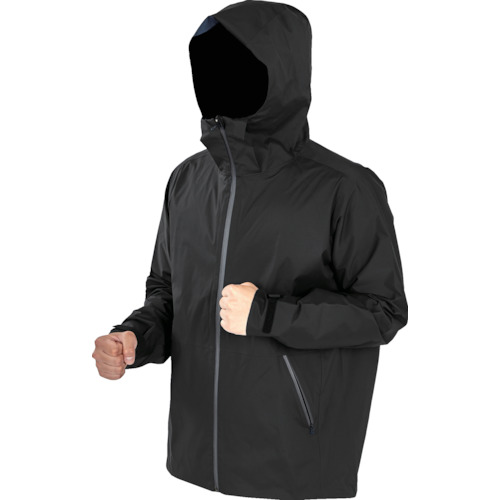 ＴＲＵＳＣＯ 高耐候・軽量ストレッチレインウェア ブラック Ｌ TRESWL-BK 【388-6860】