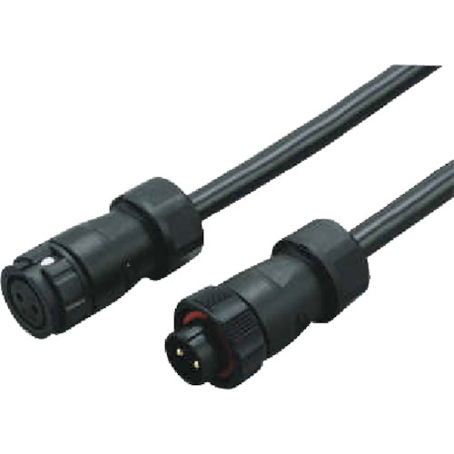 コイズミ 住宅・店舗用照明 ＤＣ２４Ｖエクステリアライト専用延長コード ５ｍ AE50722E 【390-6982】｜オレンジ便利