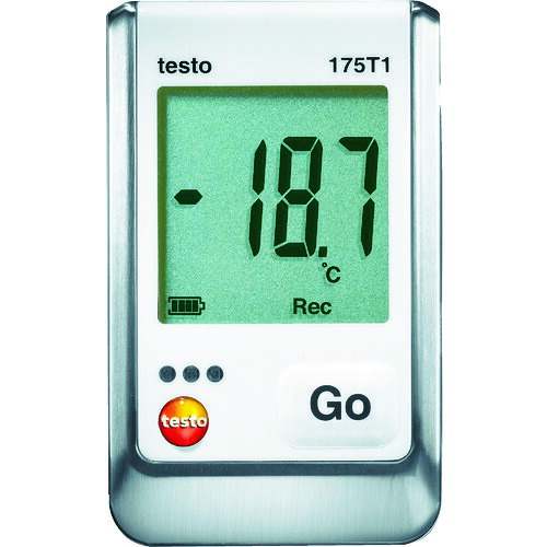 テストー 温度データロガ内蔵１チャンネル TESTO175-T1 【392-4858】｜オレンジ便利