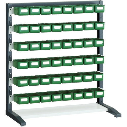 TRUSCO UPRラック片面 H1000 K−10HYG 48個付 UPR-L1006C 【393-2966】|オレンジ便利